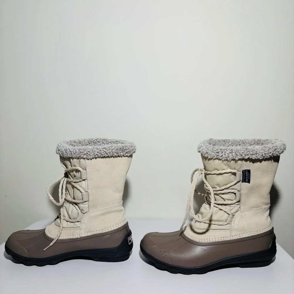 FINAL SALE 🚨Sperry Top-Sider Women's Syren Strait Oat Boots Size 7.5 - Picture 3 of 9